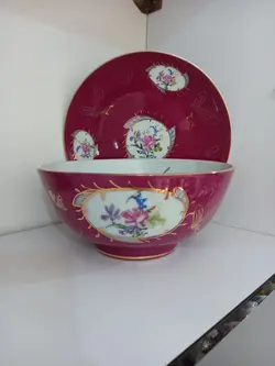 قاب و قدح چینی قدیمی