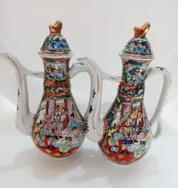 گلاب پاش چینی گل مرغی قدیمی