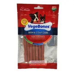تشویقی سگ پوست و مو VegeBones Skin