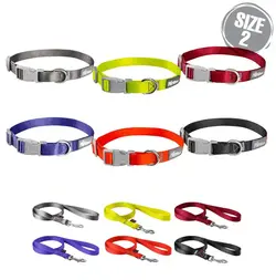 قلاده گردنی سایز 2  مدل سیلک (همراه با لید)