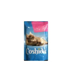 پوچ گربه کوشیدا طعم سالمون و خرچنگ Coshida Salmon & Crab 100 gr