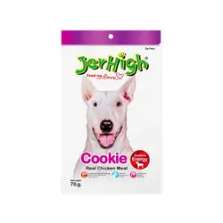 تشویقی سگ با طعم مرغ مدل کوکی Jerhigh Cookie 70 gr