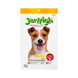 تشویقی مخصوص سگ با طعم جگر Jerhigh Liver 70 gr