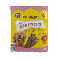 تشویقی مدادی سگ اورلاندو با طعم گوساله Orlando Stick Kalb 4 psc