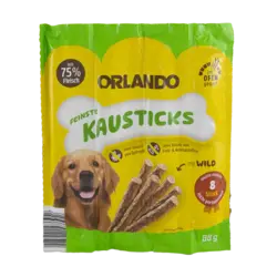 تشویقی مدادی سگ اورلاندو با طعم گوشت شکاری Orlando Stick Game 4 psc
