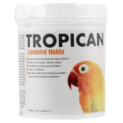 غذای طوطی برزیلی تروپیکن مدل Lovebird Noble بسته 750 گرمی