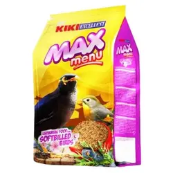 غذای مرغ مینا کی کی kiki مدل Max Menu بسته 500 گرمی