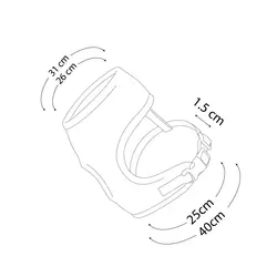 قلاده كتفى پد دار سايز 0 VIP همراه با لید