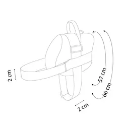 قلاده كتفى کماندو سايز2  همراه با لید