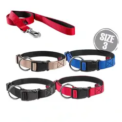 قلاده گردنى تسمه اى دو لایه  سایز  3(همراه با لید)