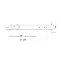قلاده گردنى سایز 7 ( پرچدار )