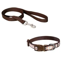 قلاده گردنی تسمه ای سایز 1 (توپی) همراه با لید