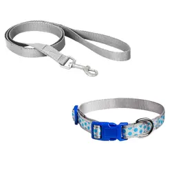 قلاده گردنی تسمه ای سایز 1 (توپی) همراه با لید