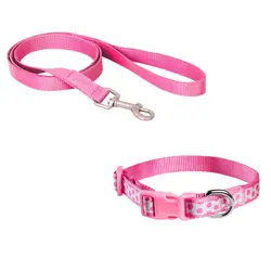 قلاده گردنی تسمه ای سایز 1 (توپی) همراه با لید