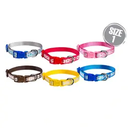 قلاده گردنی تسمه ای سایز1 ( توپی ) بدون لید