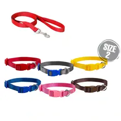 قلاده گردنی تسمه ای سایز2 چند رنگ (همراد یا لید)