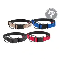 قلاده گردنی تسمه ای سایز3 دو لایه بدون لید