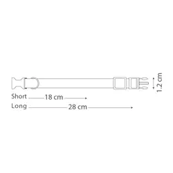 قلاده گردنی سایز 0 مدل ریتم یدون لید