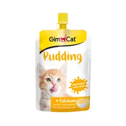 مکمل تقویتی پودینگ و کلسیم مخصوص گربه Gim Cat Pudding 150gr