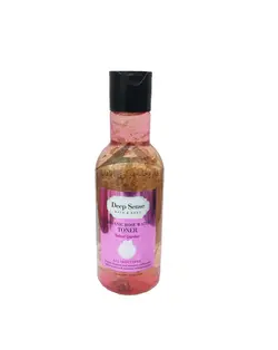 تونر پاک کننده و مرطوب کننده گلاب انواع پوست دیپ سنس 160 میلی لیتر