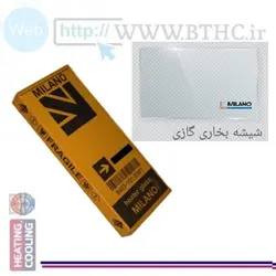 شیشه بخاری میلانو -38×17- نیک شومینه 24 هزار