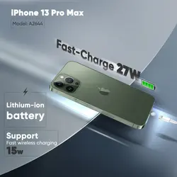 گوشی موبایل اپل مدل iPhone 13 Pro Max A2644 دو سیم‌ کارت ظرفیت 1 ترابایت و رم 6 گیگابایت