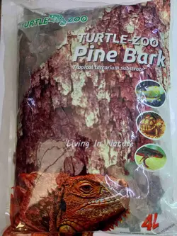 بستر تراریوم استوایی لاکپشت و خزندگان از پوست کاج 4لیتری