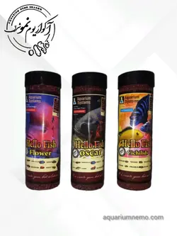 غذا گرانول ماهیان گوشت خوار هلو فیش