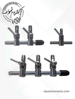 ترمینال تقسیم هوا فلزی شیر دار