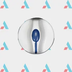 ولوم دوقلو پاکشوما آبی عدسی کوچک  کد 02021210