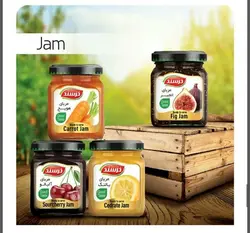 خرسند مربا آلبالو 300 گرمی 12 عدد