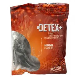 کابل Detex+ HDMI 5m پوست ماری