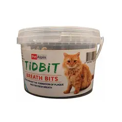 (پت آلپین) تشویقی سطلی گربه خوشبو کننده دهان 180 گرمی