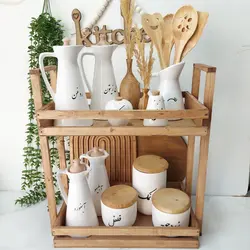 استند دوطبقه نرده ای