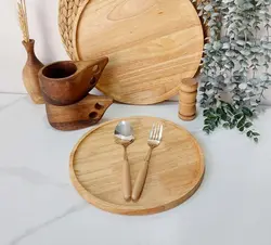 قاشق چنگال چوبی