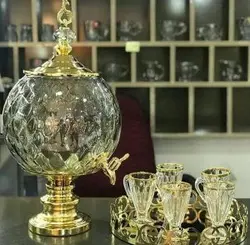 کلمن 6لیتری توپی شیشه ای