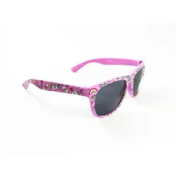 عینک آفتابی دخترانه یونیکورن ضد اشعه UV-400 به همراه بگ عینک