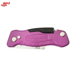 کاتر حرفه ای تاشوی تیغه ذوزنقه ای گلد لند Gold Land Folding Knife Model GL-600