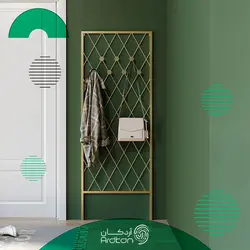 جالباسی استیل مدرن و کم جا طرح مشبک