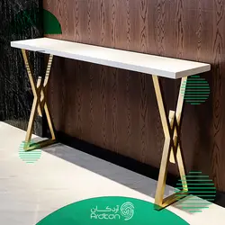 میز بار استیل طرح لوکس با صندلی بار 3 نفره
