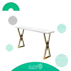 میز بار استیل طرح لوکس با صندلی بار 3 نفره