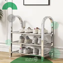 جاکفشی استیل نقره ای براق