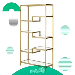 قفسه کتابخانه و شلف استیل مدل پله ای