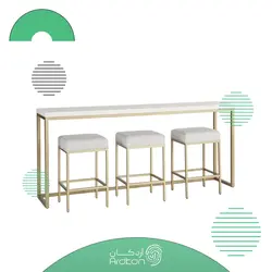 میز کنسول یا میز بار به همراه 3 صندلی