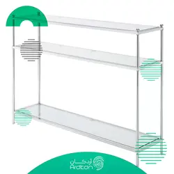 میز کنسول استیل قیمت مناسب مدل 3 طبقه