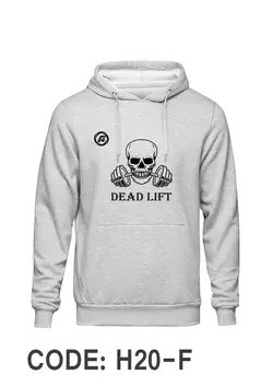 هودی طوسی دورس داخل کرک طرح بدنسازی DEAD LIFT کد H120