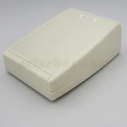 باکس پلاستیکی تجهیزات الکترونیکی شیبدار رومیزی ABD165-A1 با ابعاد 54×105×152 میلی متر