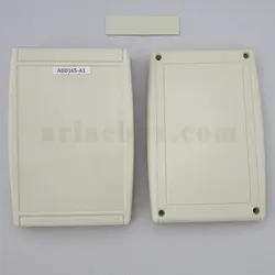 باکس پلاستیکی تجهیزات الکترونیکی شیبدار رومیزی ABD165-A1 با ابعاد 54×105×152 میلی متر