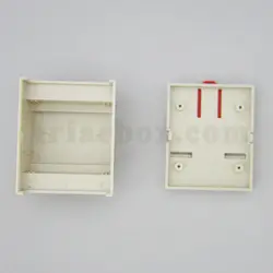 باکس پلاستیکی ریلی تجهیزات الکترونیکی ABR105-A1 با ابعاد 59×88×72 میلی متر