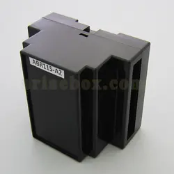 باکس تجهیزات الکترونیکی ریلی ماژولار ABR105-A2 با ابعاد 59×88×72 میلی متر